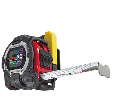 Tajima GSSF-25BW GS Lock 25' Tape Measure with SAFETY BELT HOLDER